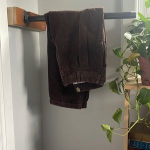 Trilogy Vintage 80s Men’s Corduroy Brown Pants 100% Cotton